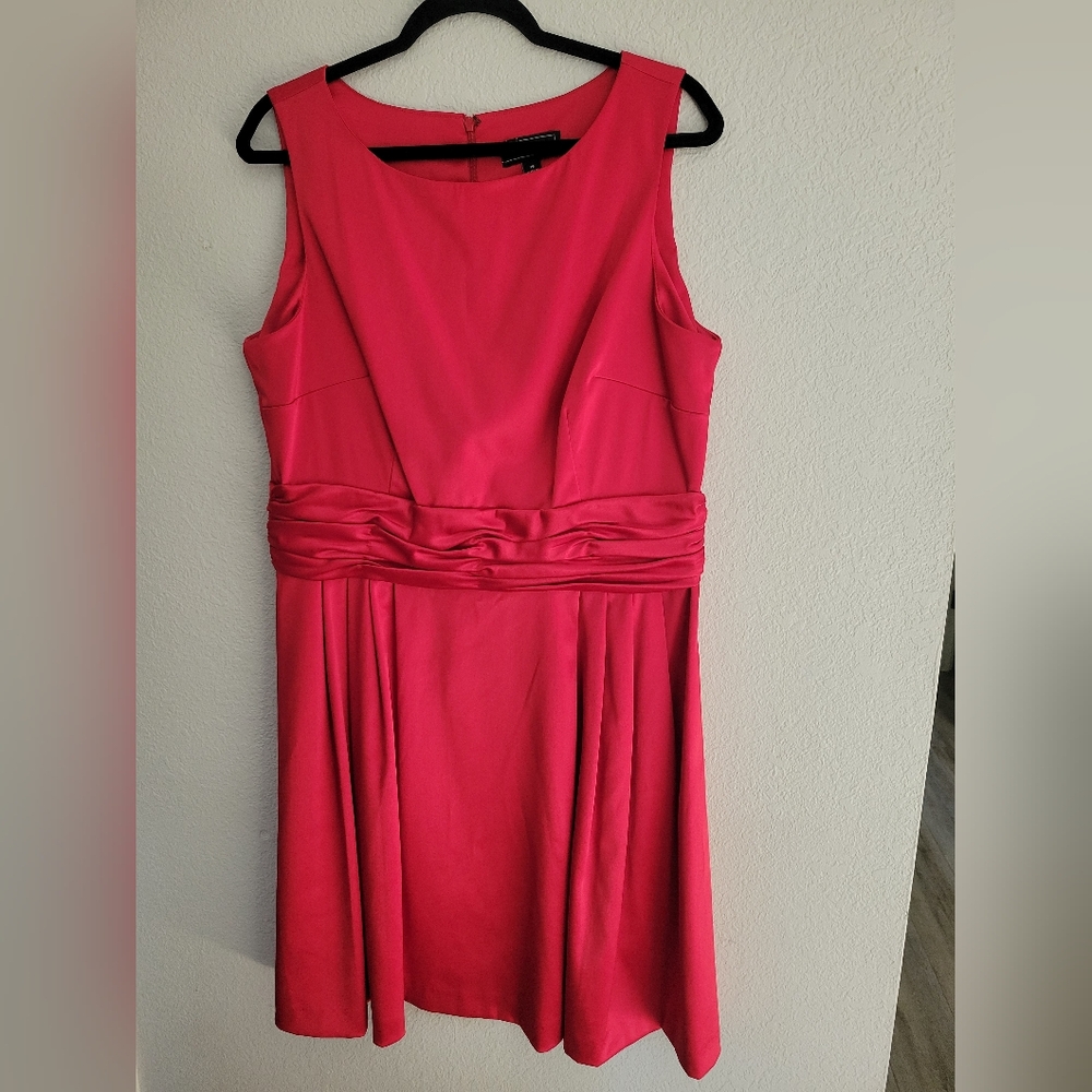 dressbarn Vibrant Red Dress 16